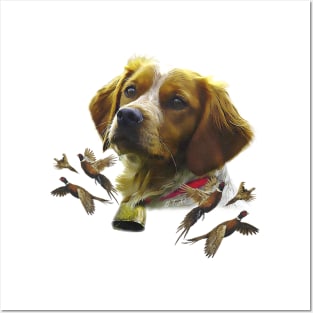 Brittany Spaniel Art Posters and Art